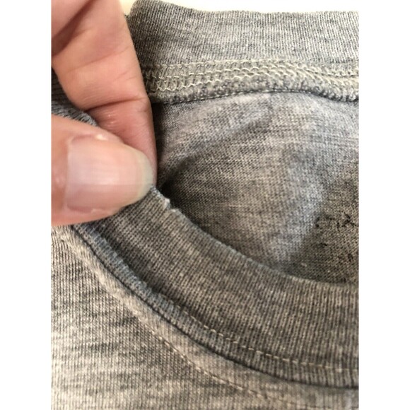 Mens Heather Gray Crew Neck Tee Size Small - Picture 8 of 10